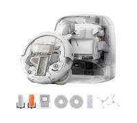 DJI ROMO P Robot aspirateur Laveur & Accessoires | Design transparent du robot et de la station de charge, aspiration de 25 000 Pa, détection de niveau drone