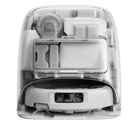 Robot DJI ROMO P aspirateur et serpillière avec Design Transparent, Aspiration de 25 000 Pa, détection de Niveau Drone, 200 Jours sans Maintenance, Solutions de Nettoyage Personnalisables