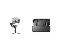 DJI RS 3 Pro Combo, stabilisateur de nacelle à 3 Axes pour Reflex et caméras Canon/Sony/Panasonic/Nikon/Fujifilm & Mic - Compact et Portable micros Lavalier sans Fil à Enregistrement à Double Canal