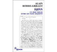 Djinn un trou rouge entre les pavés disjoints - Alain Robbe-Grillet - Minuit - Poche - Roman