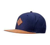 Djinns Casquette 6P SB Honey Knit Homme - Baseball Cap Visiere Plate de Snapback, avec Printemps-ete Printemps Ete Automne Hiver - Taille Unique Bleu Fonce