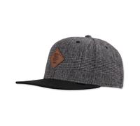 Djinns 6 Panneaux Snapback Tissé Tuile Casquette Chapeau Patch en Cuir Bonnet