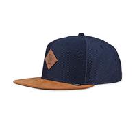 Djinns Casquette 6P SB Honey Knit Casquette visière Plate Casquette de Baseball (Taille Unique - Bleu foncé)