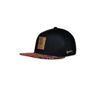 DJINNS Casquette 'Aztec' bleu / marron / rouge cerise / noir, Taille 55-60