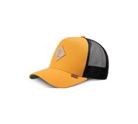 Djinns Casquette de camionneur Plainlace en maille, Moutarde, taille unique