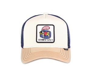 DJINNS Casquette 'Do Nothing' beige / bleu marine / rouge, Taille 55-60