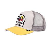 Djinns - DNC New 1.6 - Casquette en maille pour camionneur, Gris/jaune, taille unique