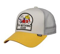 Djinns - DNC New 1.6 - Casquette en maille pour camionneur, Gris/jaune, taille unique