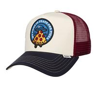 Djinns Casquette HFT Food Peace Pizza Casquette de Baseball Casquette Mesh (Taille Unique - Beige Clair)