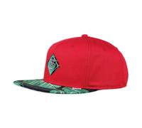 Djinns Casquette Snapback 6 Panneaux Crazy Pattern Rouge Neuve
