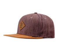 Djinns Casquette Snapback 6 Panneaux Coton Lin Denim Patch NEU