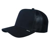 Djinns Casquette Trucker HFT Rib Stop Tweed Mixte Noire Maille Snapback