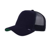 Djinns Casquette Trucker Lazy Piquet Basecap Unisexe Noir Patch Logo Mesh