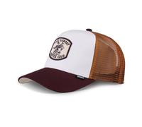 DJINNS Casquette 'Coffee Club' marron / brun foncé / blanc, Taille 55-60