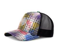 Djinns Hft Cap Dirty Carreaux Casquette Chapeau de Maille Trucker Allover Print