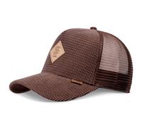 Djinns HFT Cap Waffle Cord Basecap Meshcap Truckerkappe Unisex Logo Cuir Patch