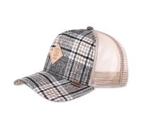 Djinns Hft Casquette Carreaux Tweed de Baseball à Cappy Maille Cap Hat