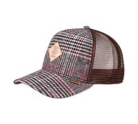 Djinns Hft Casquette Carreaux Tweed de Baseball à Cappy Maille Cap Hat