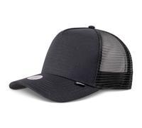 Djinns HFT Rib Stop Trucker Cap Noir Meshcap Rip Kappe Basic Mütze Schwarz OSFM