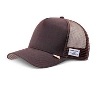 Djinns HFT Trucker Cap GlenCheck Marron Basecap Kappe Mütze Meshkappe Basic Hat