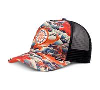 Djinns HFT Trucker Cap KOI Watching Casquette Mesh Kappe Patch Écriture Broderie
