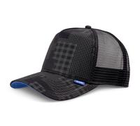 Djinns ® HFT Trucker Mesh Cap Glen Check Tweed Lin Éponge Bulles Rip Chapeaux
