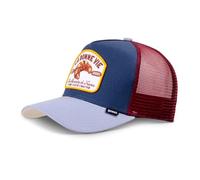 Djinns La Bonne Vie #2 - Casquette trucker - Casquette en maille, Bleu marine/bleu vin, taille unique