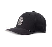 Djinns Leaf Sun Casquette de baseball 6 panneaux TrueFit avec visière incurvée pour papa, Noir , taille unique
