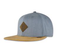 Djinns Lin Casquette Snapback 6 Panneaux Classic Denim Patch Baseball Bonnet Neu