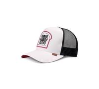 Djinns Octovino Casquette trucker en maille, Blanc., taille unique