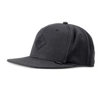 Djinns Snapback 6 Panel Casquette Monochrome Noir Basecap Plate