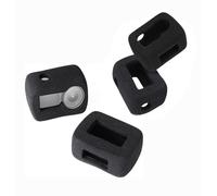 DJI's Osmo Lot de 4 housses de microphone coupe-vent en mousse noire et réduction du bruit pour caméra d'action