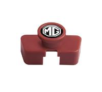 DJJNHF 2 Pièces Cache de Prise OBD Étanche Poussière et Eau pour MG MG4 EV II 2025 -, en Silicone Souple Protection Durable Anti-Salissure,Red