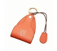 DJJNHF Coque Clé de Voiture pour Peugeot 208 e208 GT GT Line 2020-2023 2021 2022, Accessoire Clef de Voiture, Étui de Protection pour Clé de Silicone Souple,Orange