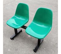 DJJYCTNM Banc de Salle D'attente pour Enfants À 2 Places, Sièges de Stade en Plastique Colorés, Banc de Réception pour Basket-Ball Scolaire, Intérieur et Extérieur(Green)