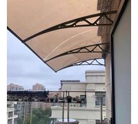 DJJYCTNM Housse Climatiseur Extérieur, Couvertures D'unité AC, Pare-Soleil Anti-UV Étanche Adapté À La Mini Pompe À Chaleur Fendue, au Condenseur, au Compresseur (Color : Brown, Size : 76 * 125cm)