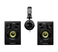 DJMonitor 32 + HDP DJ45 - Enceintes DJ 2x15W + Casque DJ - Noir