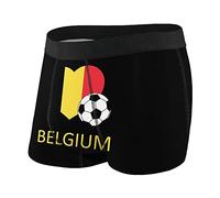 DJNGN Amour Belgique Football Hommes Boxer Slips Hommes sous-vêtements Respirant Stretch Boxer Slips Hommes Boxer Leggings