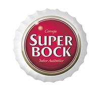 DJNGN Compatible avec Super Bock Vintage métal étain signes bouchon de bouteille Plaque murale affiche café Bar Pub Club mur décor à la maison 13.8 pouces