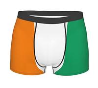 DJNGN Drapeau de la Côte D'Ivoire Nouveaux sous-vêtements pour Hommes Respirant Stretch Boxer Briefs Soft Slip Mens Boxer Leggings