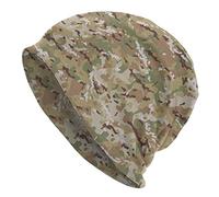 DJNGN Multicam Style Camouflage Bonnet Chapeaux Hiver Quotidien Hedging Cap Doux Élé Tricot Chapeaux pour Femmes Hommes