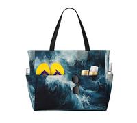 DJNGN Sac de plage Within The Tides pour femme, imperméable et résistant au sable, grand sac de voyage