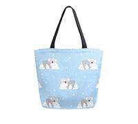 DJNGN toile Sleeping Koala Bears On The Clouds Sac de transport Sac à bandoulière décontracté pour le shopping voyage réutilisables