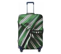 DJnni Company Housse de protection pour valise de voyage Motif tracteurs agricoles 45,7 à 81,3 cm, Rayures vertes classiques., M