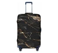 DJnni Corgi Housse de protection pour boîte de voyage Motif floral 45,7 à 81,3 cm, Marbre noir et doré., M