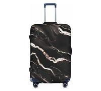 DJnni Corgi Housse de protection pour boîte de voyage Motif floral 45,7 à 81,3 cm, Marbre or rose noir., M