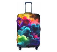 DJnni Flops Chaussons Art Sandales Housse de protection pour valise 45,7 à 81,3 cm, Fumée colorée., M