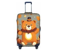DJnni Flops Chaussons Art Sandales Housse de protection pour valise 45,7 à 81,3 cm, Ours de Thanksgiving dansants, M