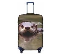 DJnni Flops Chaussons Art Sandales Housse de protection pour valise 45,7 à 81,3 cm, Tour d'eau mignon, XL