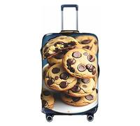DJnni Golden Retrievers Housse de protection pour boîte de voyage, housse de valise, housse de protection pour valise de 45,7 à 81,3 cm, Biscuits Nourriture Pépites de chocolat Biscuits, L